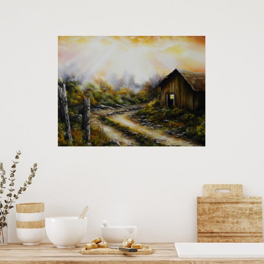 Print Old Dirt Road (Keuken)