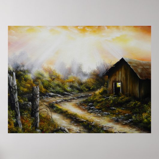Print Old Dirt Road (Voorkant)