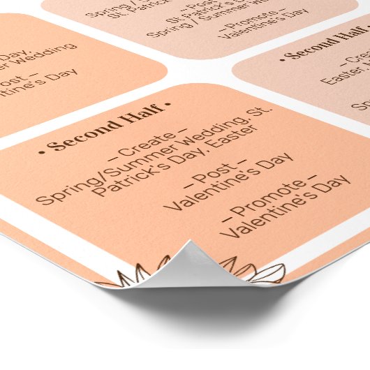 Print on Demand Creëer Promote 1e Kwart Poster (Hoek)