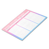 Print on-demand foto Auditlijst voor kleine bedrij Notitieblok (Schuin)