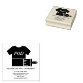 Print On Demand T-shirt Rubberstempel (Gestempeld)