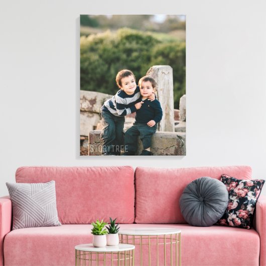 Print op CANVAS - 18 x 24 x .75 - Upload uw foto! (Insitu (Woonkamer))
