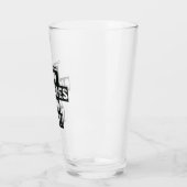 Print op een BIERGLAS - Upload Pic, voeg Tekst toe Glas (Links)