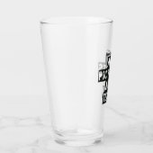 Print op een BIERGLAS - Upload Pic, voeg Tekst toe Glas (Rechts)