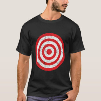 Print op rug Bullseye Doel Bulls Eye Prank Joke T-shirt