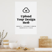 PRINT ORDER 24x36 Inch Tall Poster Event Sign (Keuken)