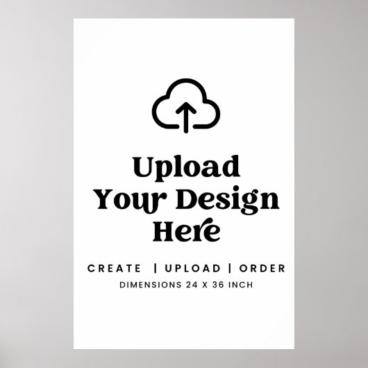 PRINT ORDER 24x36 Inch Tall Poster Event Sign (Voorkant)