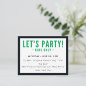 PRINT ORDER VOOR Sari - Dylan Lets Party Kinder Kaart (Staand voorkant)