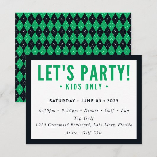 PRINT ORDER VOOR Sari - Dylan Lets Party Kinder Kaart (Voorkant / Achterkant)