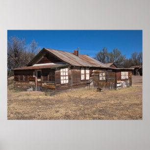 Print: Oud Hout Huis Poster