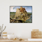 Print/Poster: Tower of Babel - Peter Bruegel Poster (Keuken)