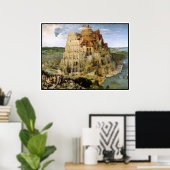 Print/Poster: Tower of Babel - Peter Bruegel Poster (Thuiskantoor)