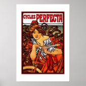 Print Retro Artist Mucha Afbeelding (Voorkant)