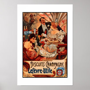 Print Retro Artist Mucha Afbeelding
