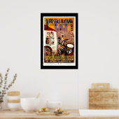 Print Retro Vintage Afbeelding Reis Havana (Keuken)