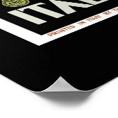 Print Retro Vintage Afbeelding Reizen Italiaanse M (Hoek)