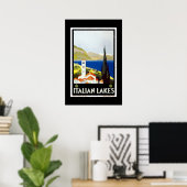 Print Retro Vintage Afbeelding Reizen Italiaanse M (Thuiskantoor)