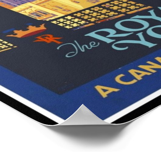 Print Retro Vintage Image Travel Canada (Hoek)