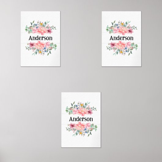 Print Set Bloembloemen (Voorkant)