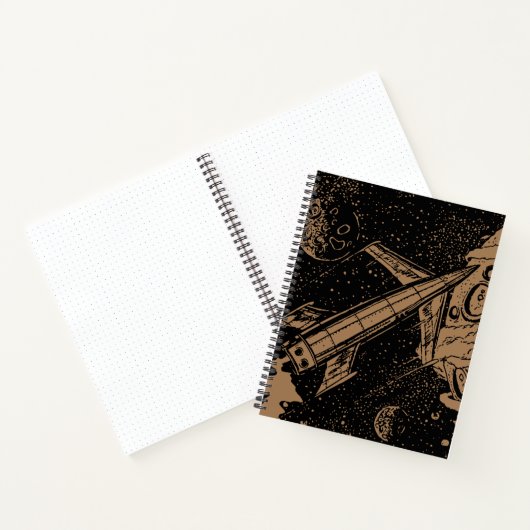 Print Space Exploration Bullet Journal Notitieboek (Binnen)