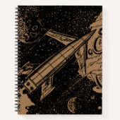  Print Space Exploration Bullet Journal Notitieboek (Voorkant)