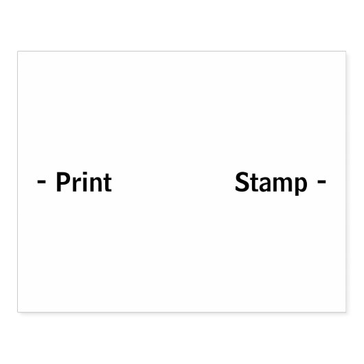 Print-Stamp Business Supplies Kantoor Jet Black In Rubberstempel (Afrduk)
