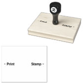 Print-Stamp Business Supplies Kantoor Jet Black In Rubberstempel (Gestempeld)