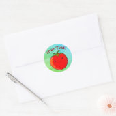  Print Stijl Leuke Cartoon Tomaat Ronde Sticker (Envelop)