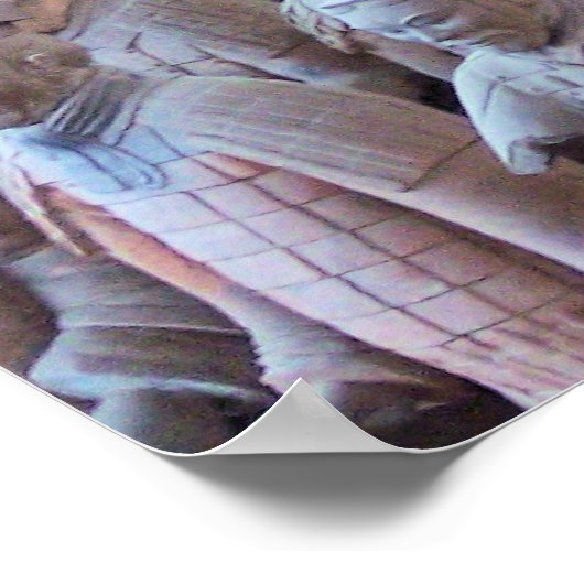 PRINT - Terracotta Warriors Xián China (Hoek)