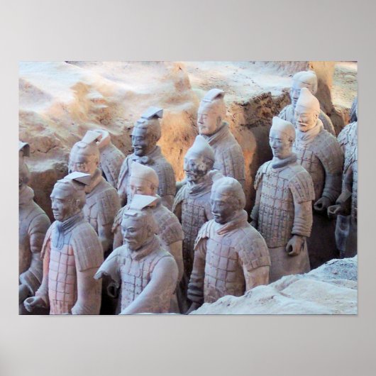 PRINT - Terracotta Warriors Xián China (Voorkant)