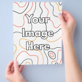 Print-to-Edge-Sjabloon Flyer (Hand)
