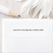 Print-to-the-Rand Adreslabels Etiket (Insitu)