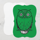  Print Uil Hoot Kaart (Voorkant / Achterkant)