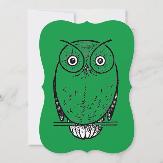  Print Uil Hoot Kaart (Voorkant)