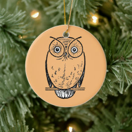  Print Uil Hoot Keramisch Ornament
