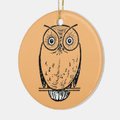  Print Uil Hoot Keramisch Ornament (Links)