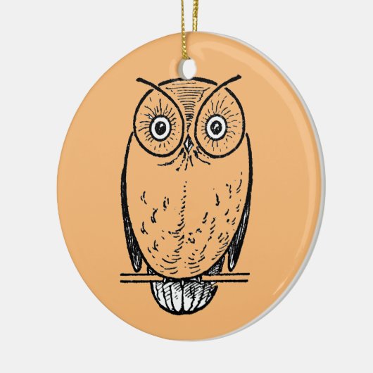  Print Uil Hoot Keramisch Ornament (Links)