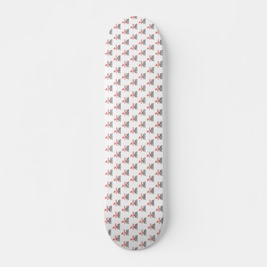 Print uw DIY-ontwerpen online in het Nederlands Skateboard (Voorkant)