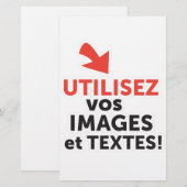 Print uw ontwerpen online doe-het-zelf in het Nede Briefpapier (Voorkant / Achterkant)