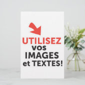 Print uw ontwerpen online doe-het-zelf in het Nede Briefpapier (Staand voorkant)