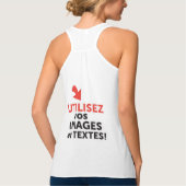 Print uw ontwerpen online doe-het-zelf in het Nede Tanktop (Achterkant)