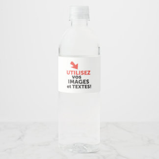 Print uw ontwerpen online doe-het-zelf in het Nede Waterfles Etiket