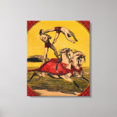  print van barebackrijders die stunts uitvoeren (Voorkant)