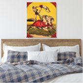 print van barebackrijders die stunts uitvoeren (Insitu (Slaapkamer))