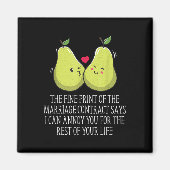 Print van het huwelijkscontract Wedding Funny _1 Magneet (Voorkant)