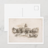  Print van State Capitol in Californië Briefkaart (Voorkant / Achterkant)