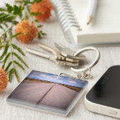 Print vierkante telefoon foto sleutelhanger (Voorkant Rechts)