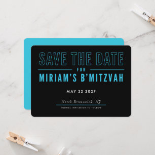 PRINT VOLGORDE voor Cheryl - Miriam's Bat Mitzvah Kaart