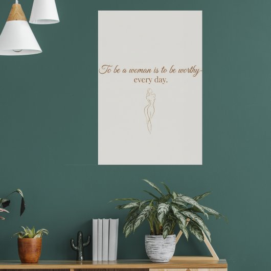 Print, Waarde Poster Papier (Halfglans) (Woonkamer 1)