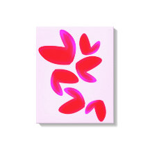 Print, Waarde Poster Papier (Halfglans) met Harten